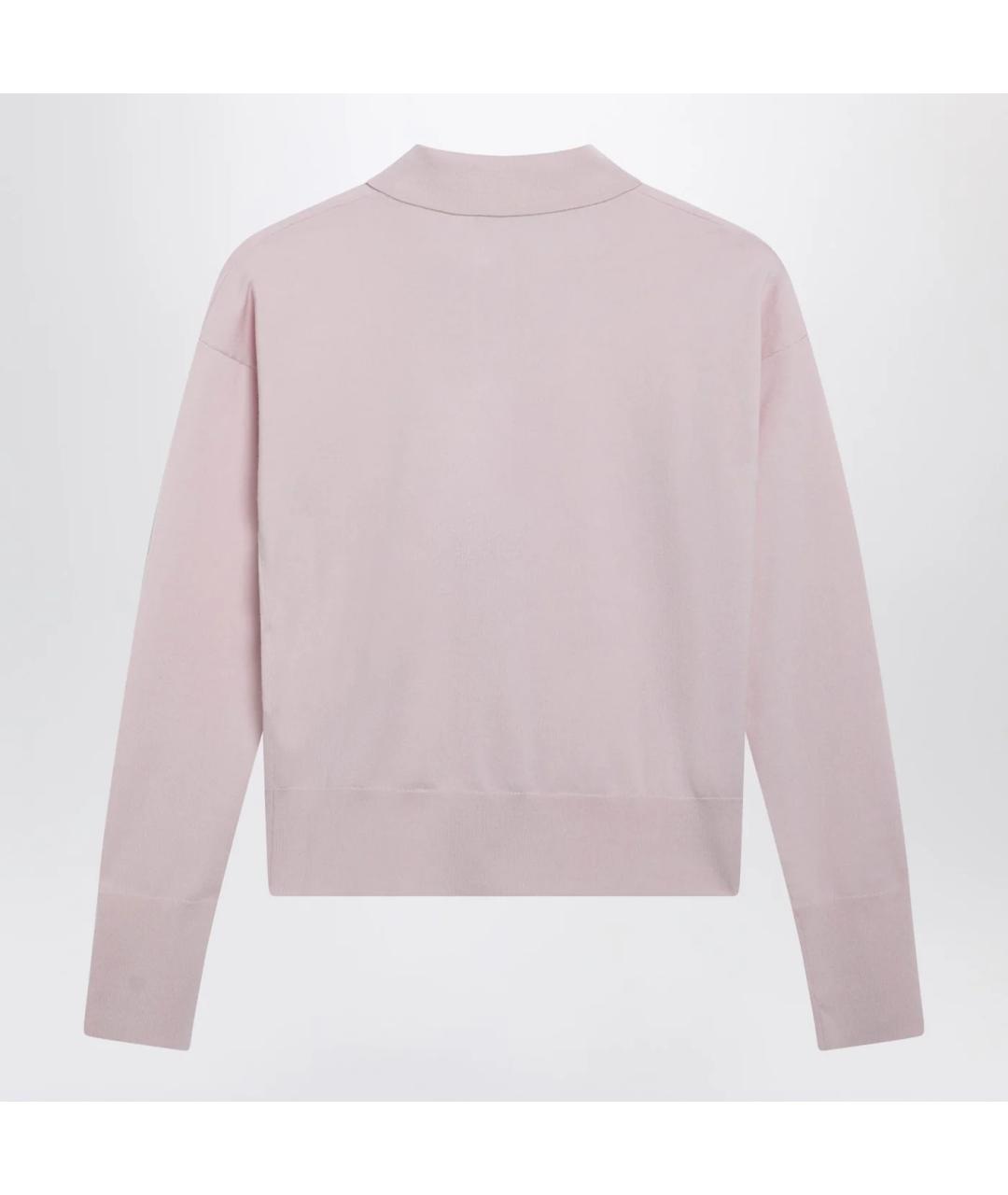 MAX MARA Розовый шерстяной кардиган, фото 2