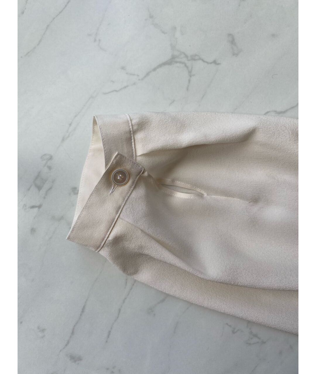 MARINA RINALDI Белая шелковая рубашка, фото 4