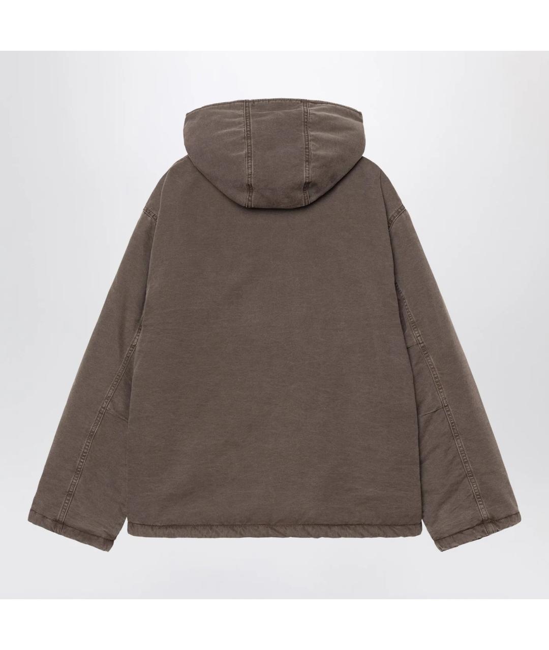 CARHARTT WIP Коричневая хлопковая куртка, фото 2