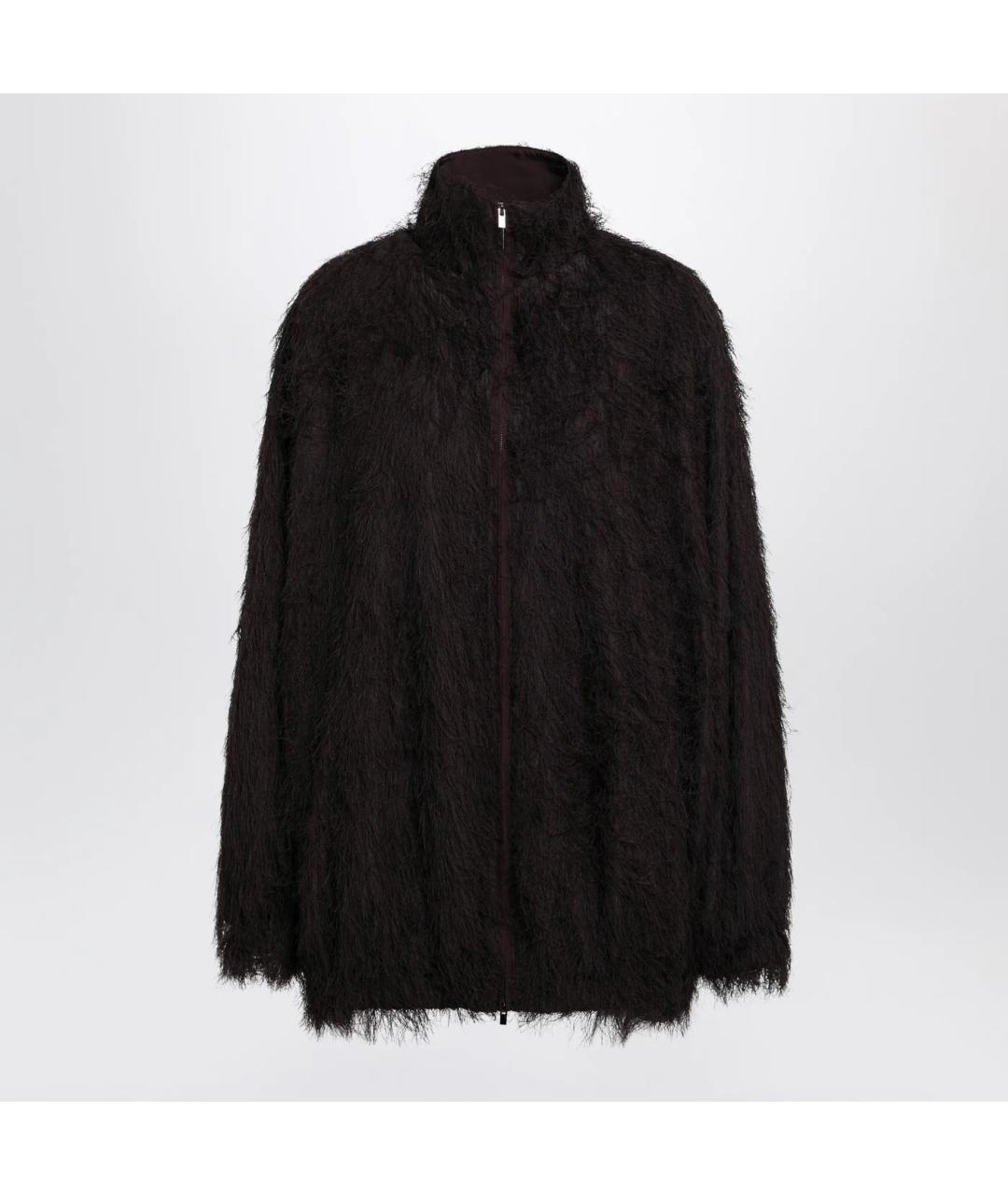 THE FRANKIE SHOP Коричневая полиэстеровая куртка, фото 3