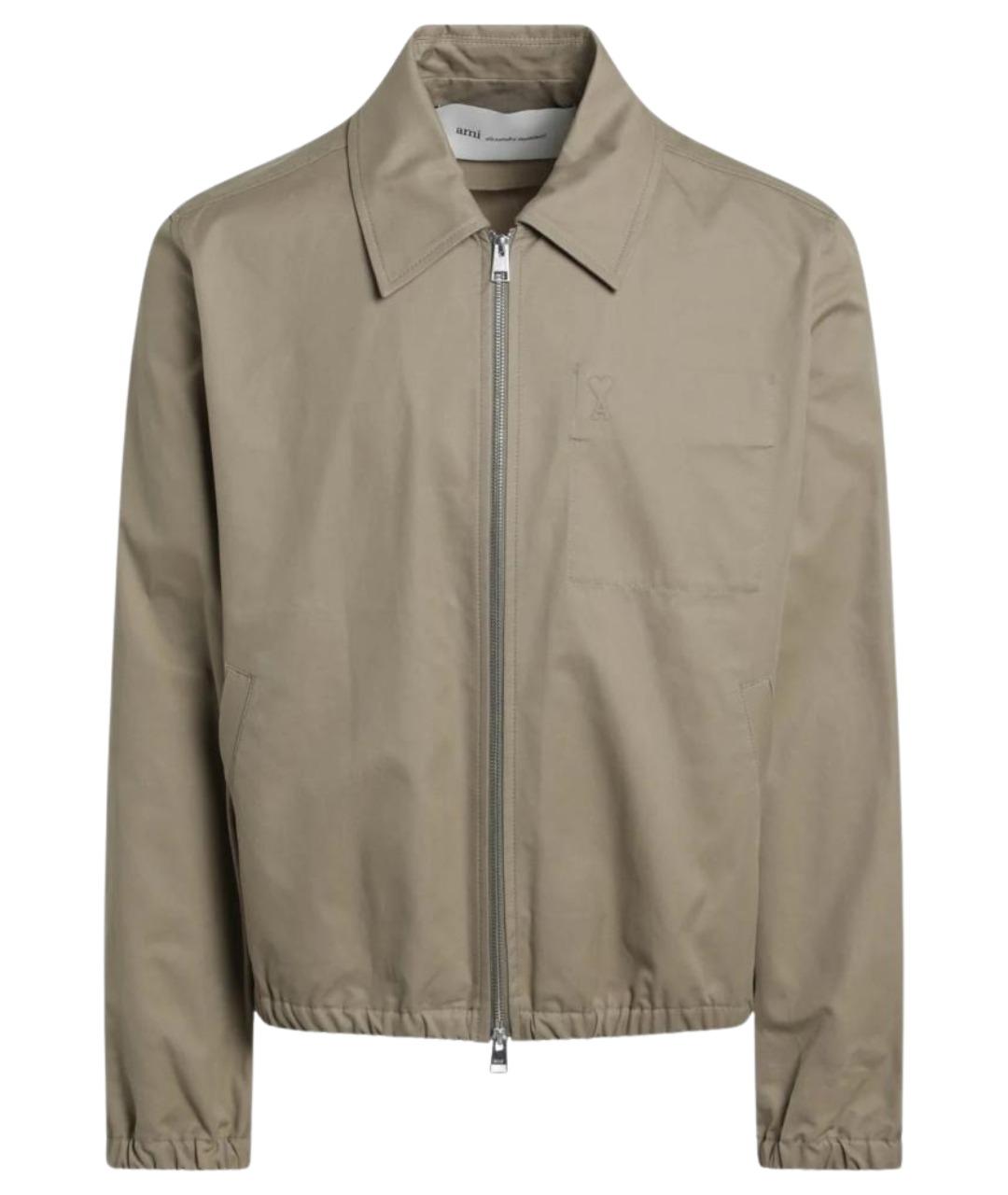 Ami Paris Бежевая хлопковая куртка, фото 1