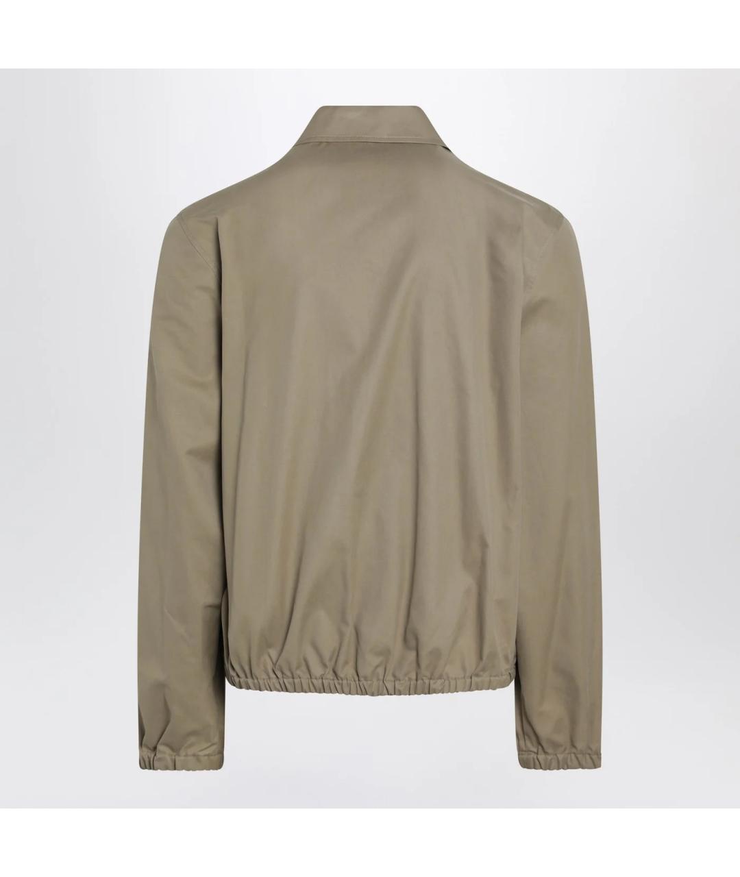 Ami Paris Бежевая хлопковая куртка, фото 2