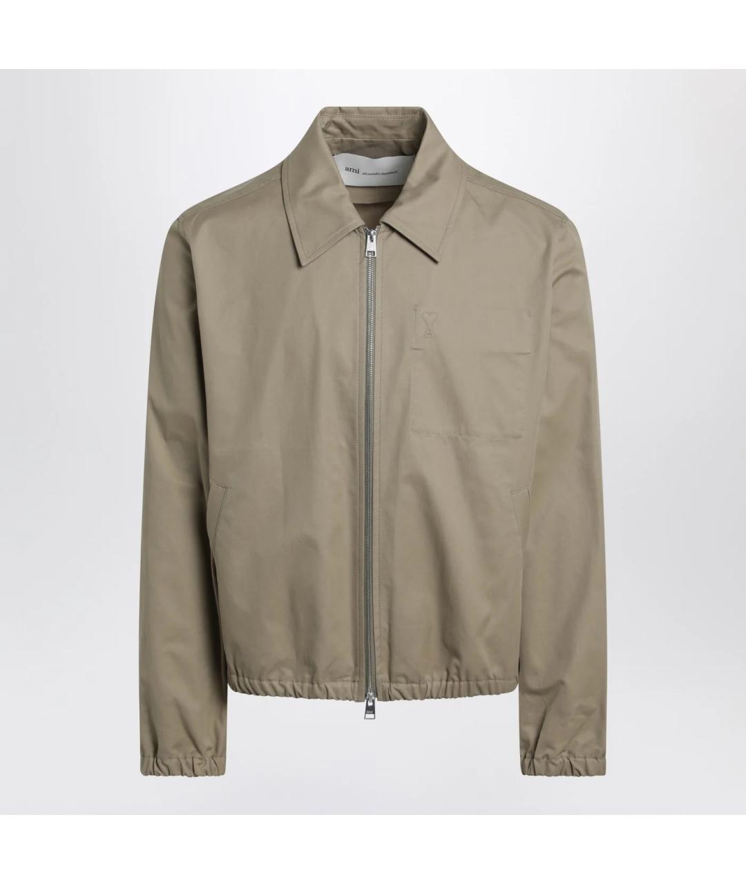 Ami Paris Бежевая хлопковая куртка, фото 3