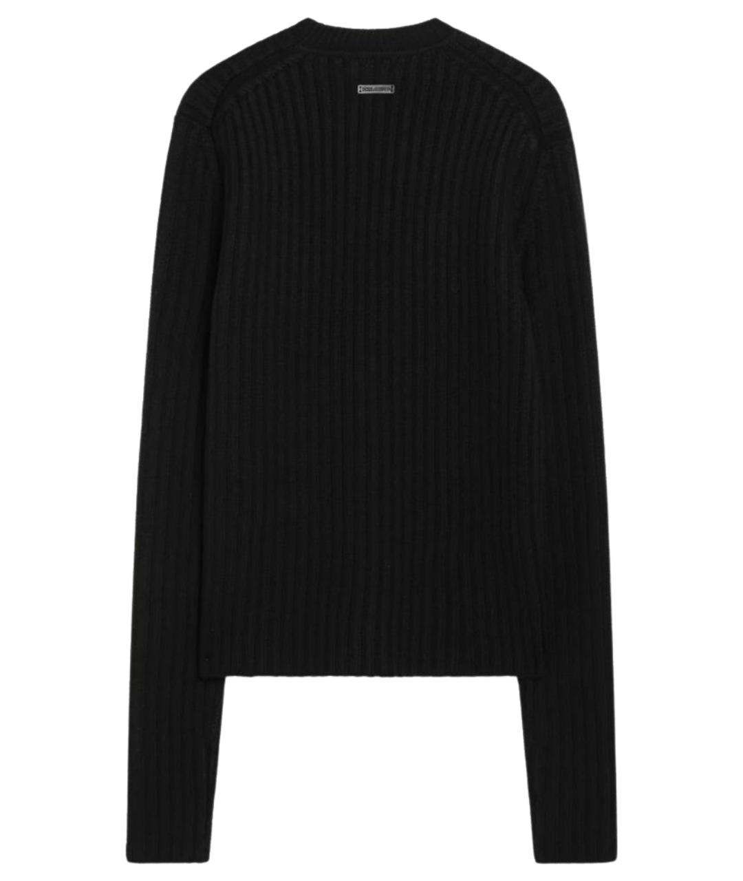 DOLCE&GABBANA Черный шерстяной джемпер / свитер, фото 2