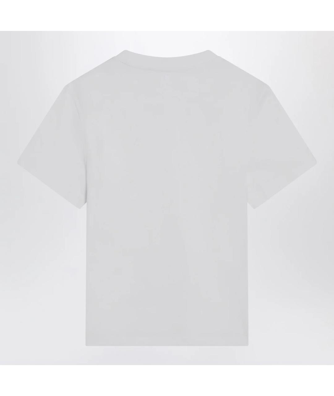 Ami Paris Белая хлопковая футболка, фото 2