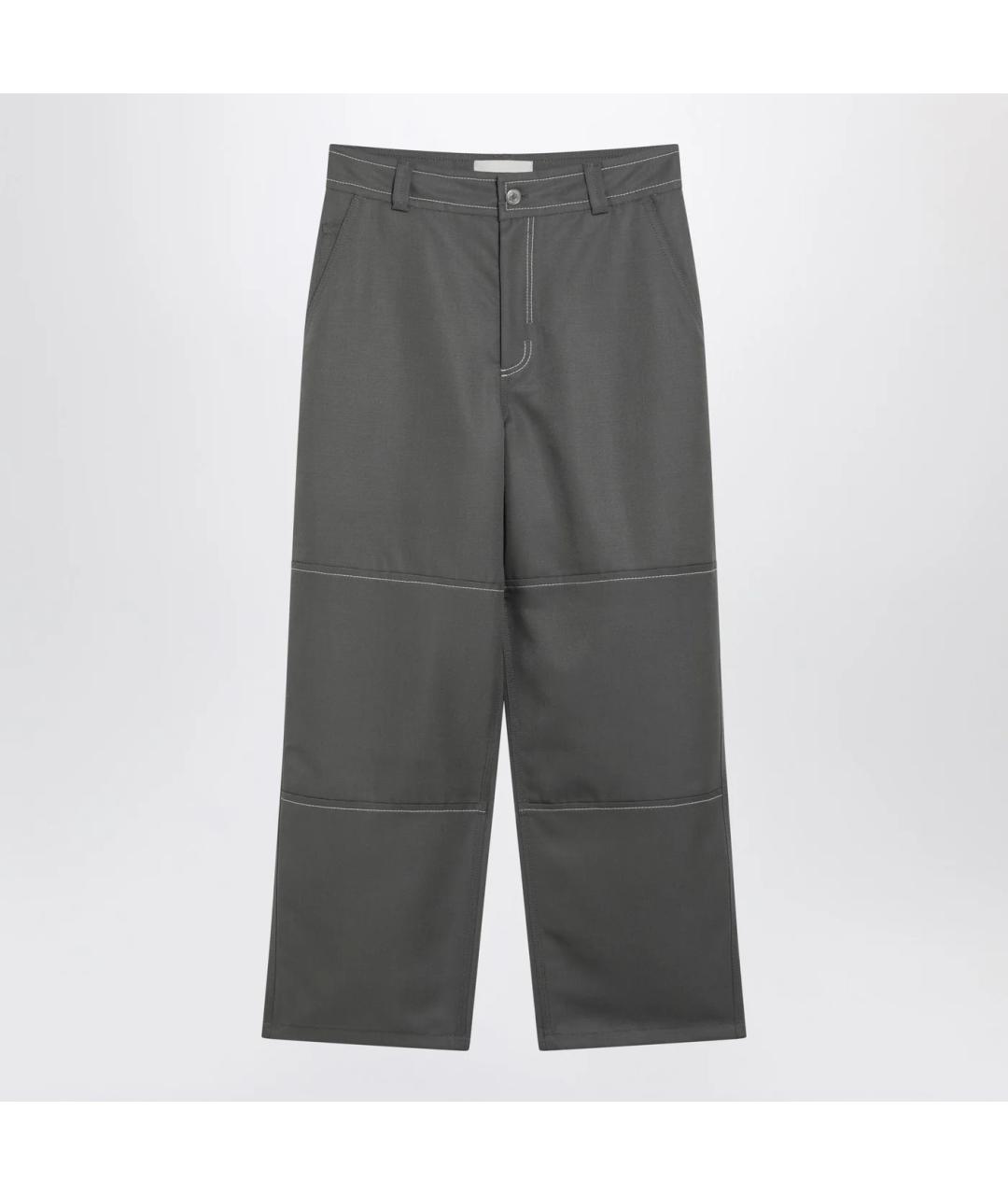 Ami Paris Черные шерстяные повседневные брюки, фото 1