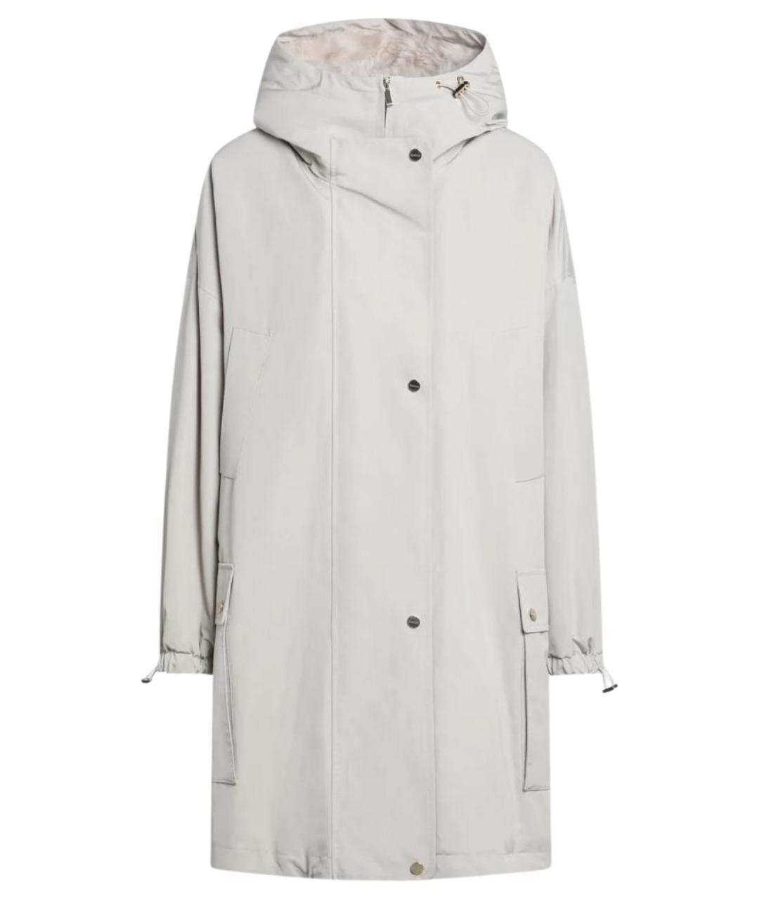 MAX MARA STUDIO Бежевая хлопковая парка, фото 1