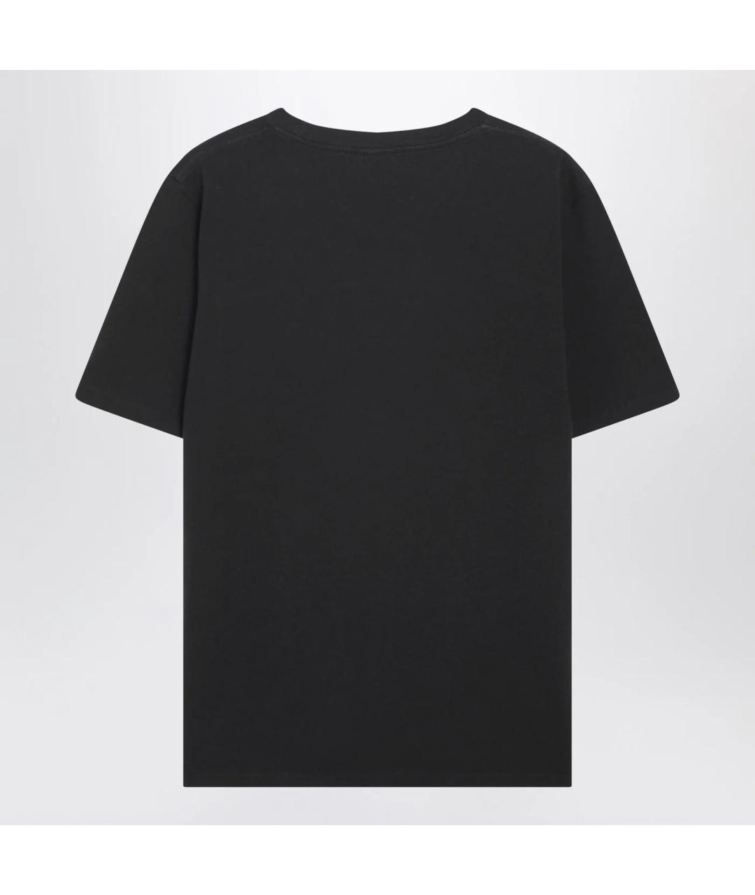 CHLOE Черная хлопковая футболка, фото 2