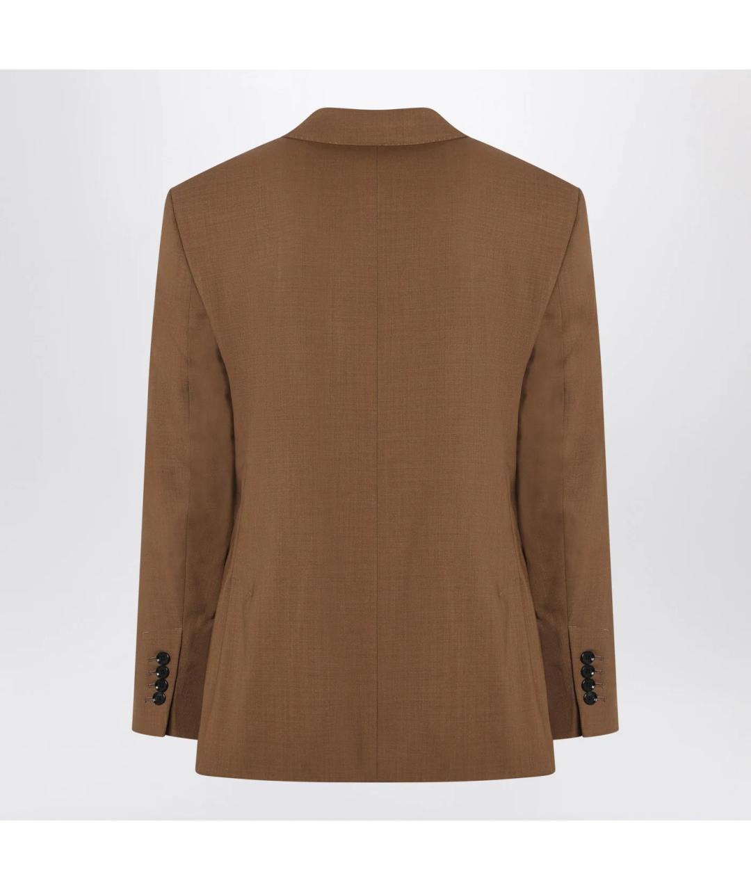 Ami Paris Коричневая шерстяная куртка, фото 2