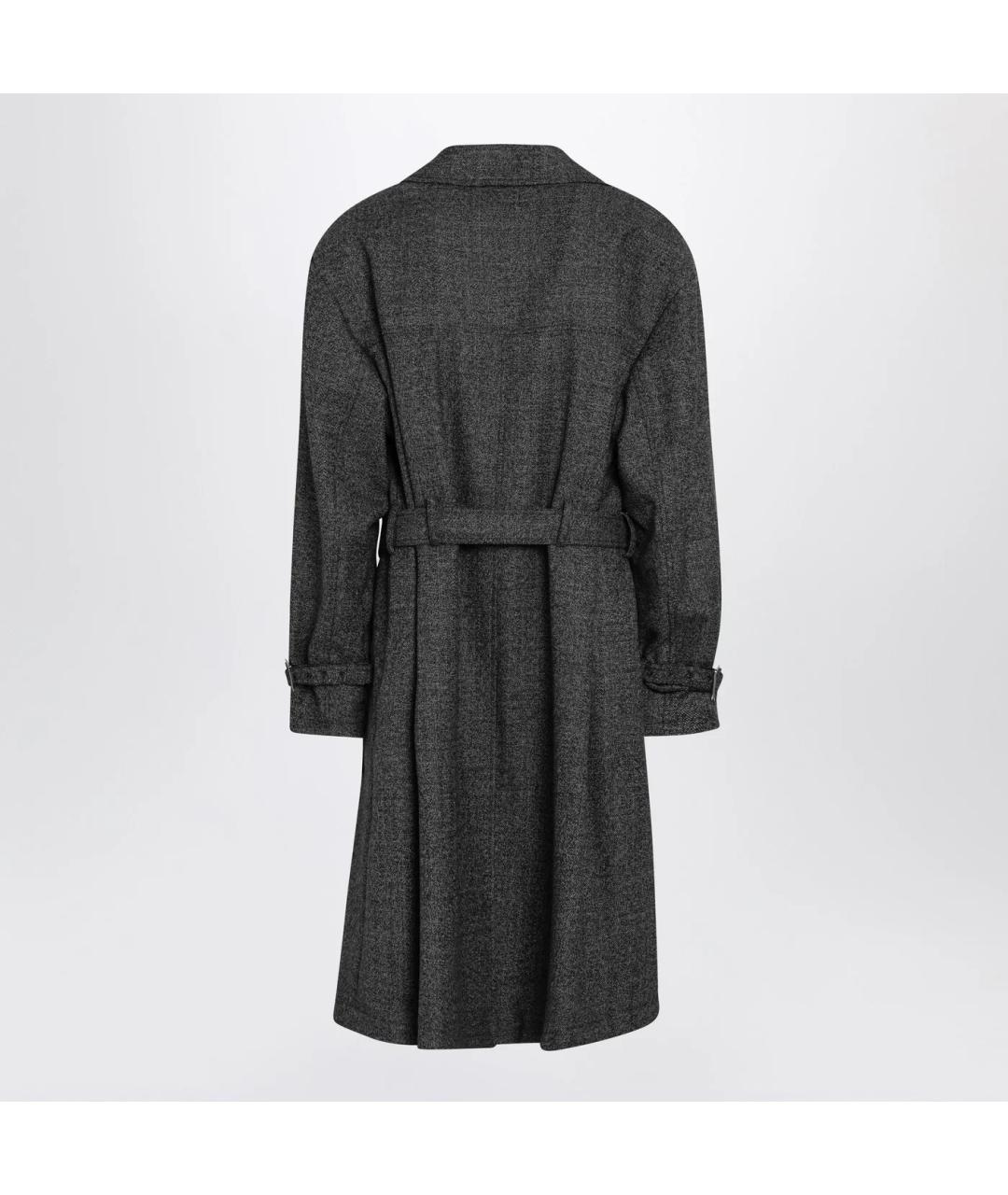 DOLCE&GABBANA Мульти шерстяное пальто, фото 2