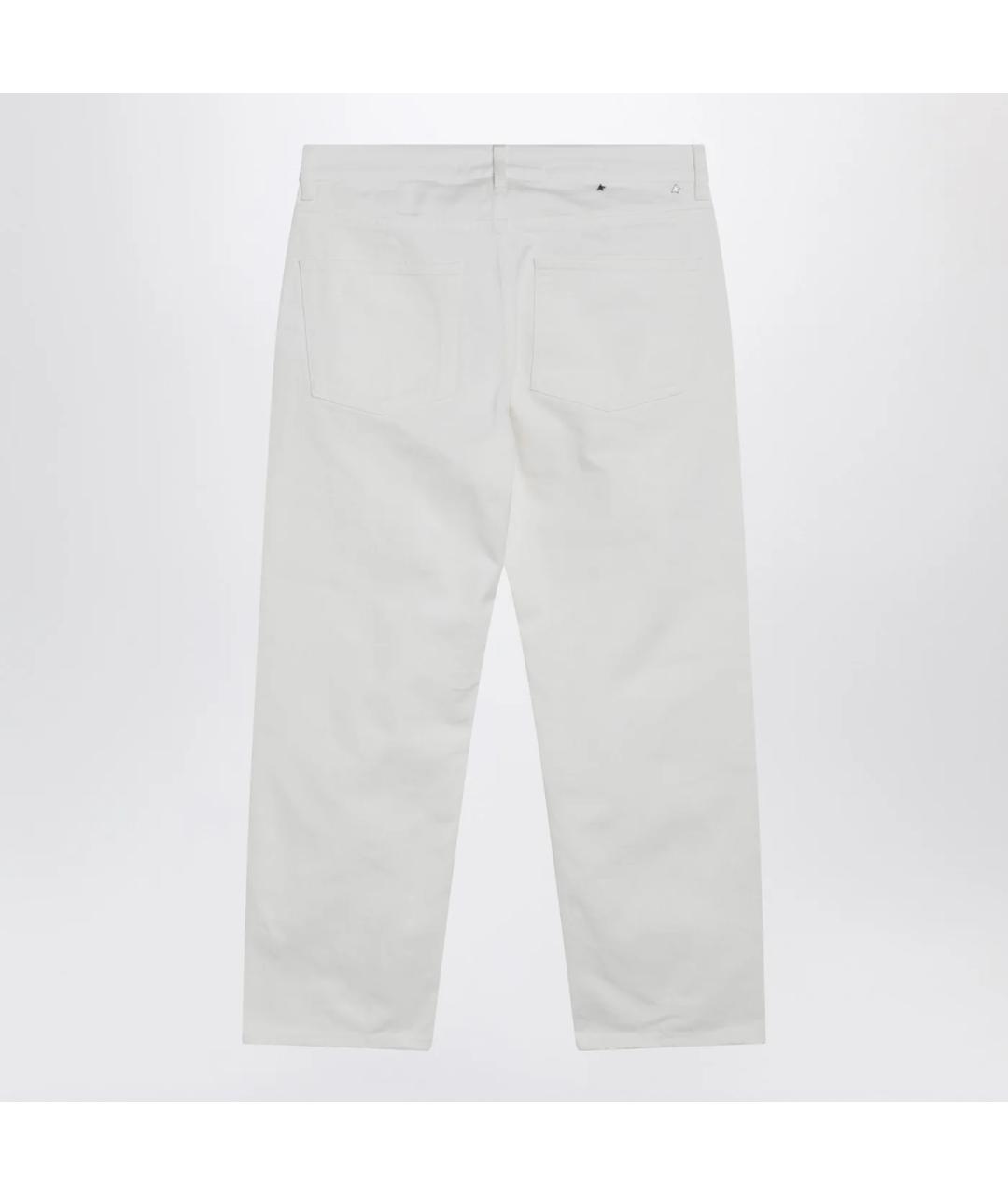 GOLDEN GOOSE DELUXE BRAND Белые деним повседневные брюки, фото 2