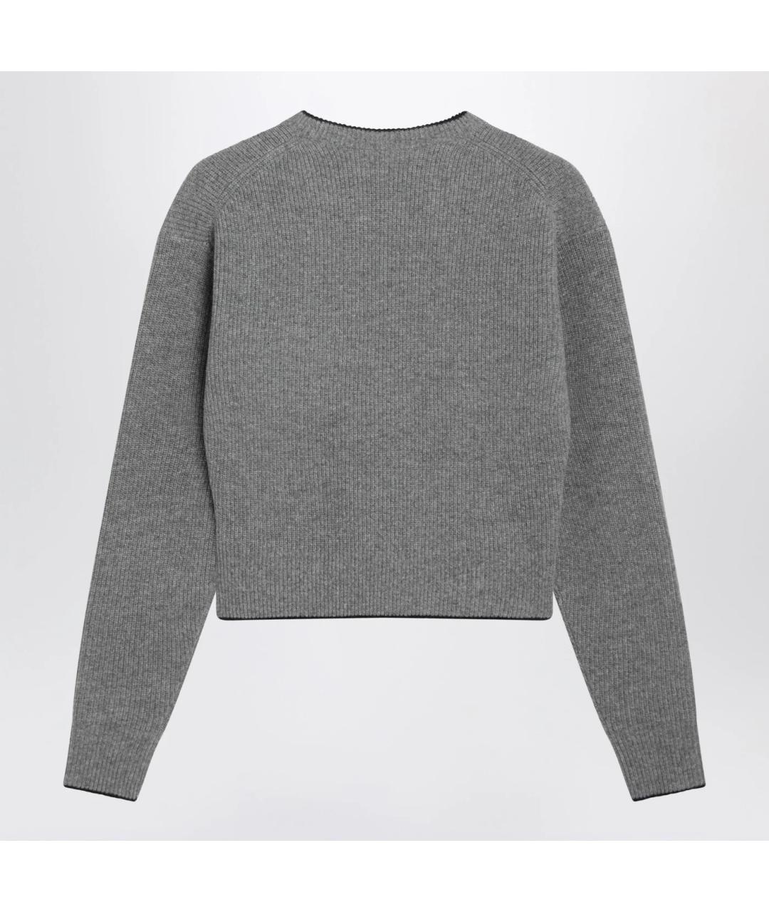 CHLOE Серый шерстяной джемпер / свитер, фото 2