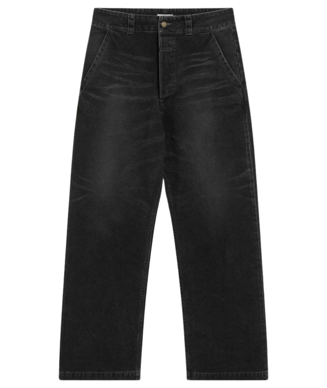 FEAR OF GOD Черные хлопковые прямые джинсы, фото 1