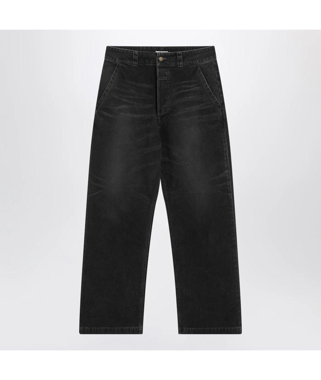FEAR OF GOD Черные хлопковые прямые джинсы, фото 3