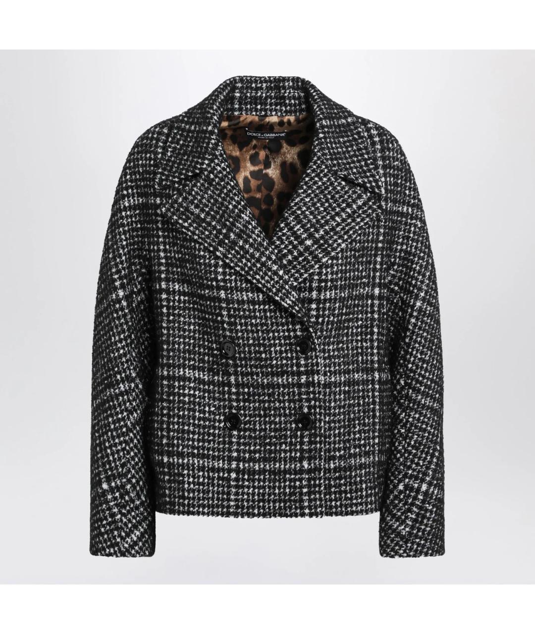 DOLCE&GABBANA Мульти шерстяное пальто, фото 3