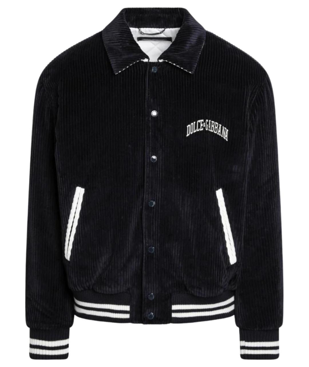 DOLCE&GABBANA Темно-синяя куртка, фото 1