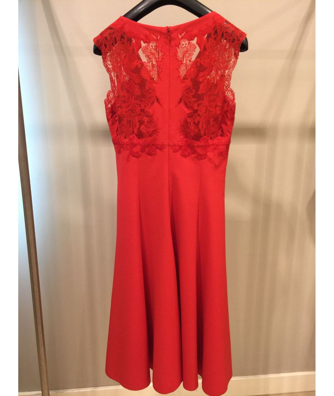 ERMANNO SCERVINO Красное полиэстеровое коктейльное платье, фото 2