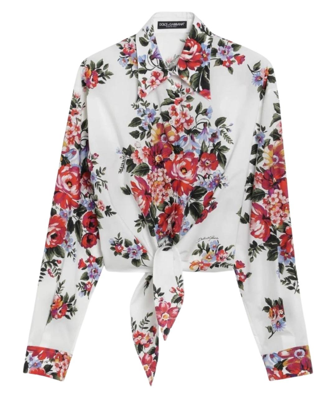 DOLCE&GABBANA Мульти хлопковая рубашка, фото 1