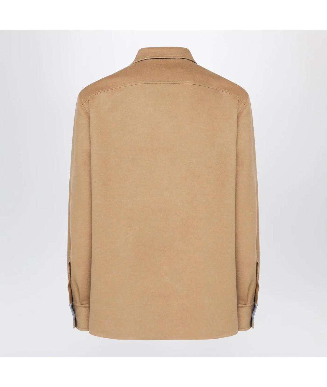 LOEWE Бежевая шерстяная куртка, фото 2