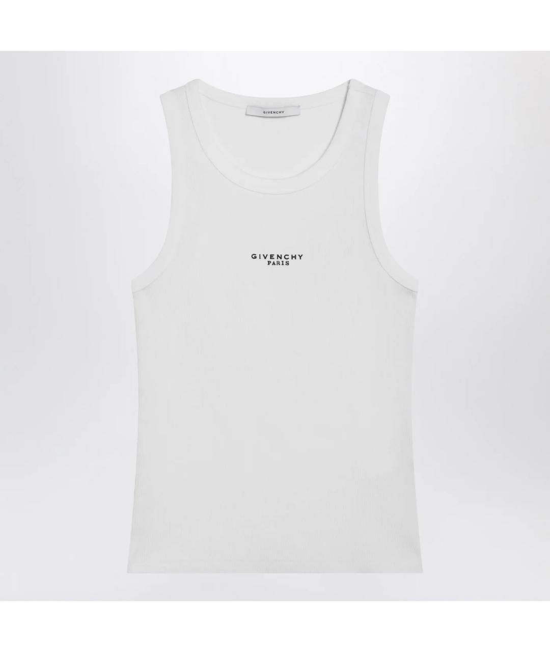 GIVENCHY Белая хлопковая майка, фото 3