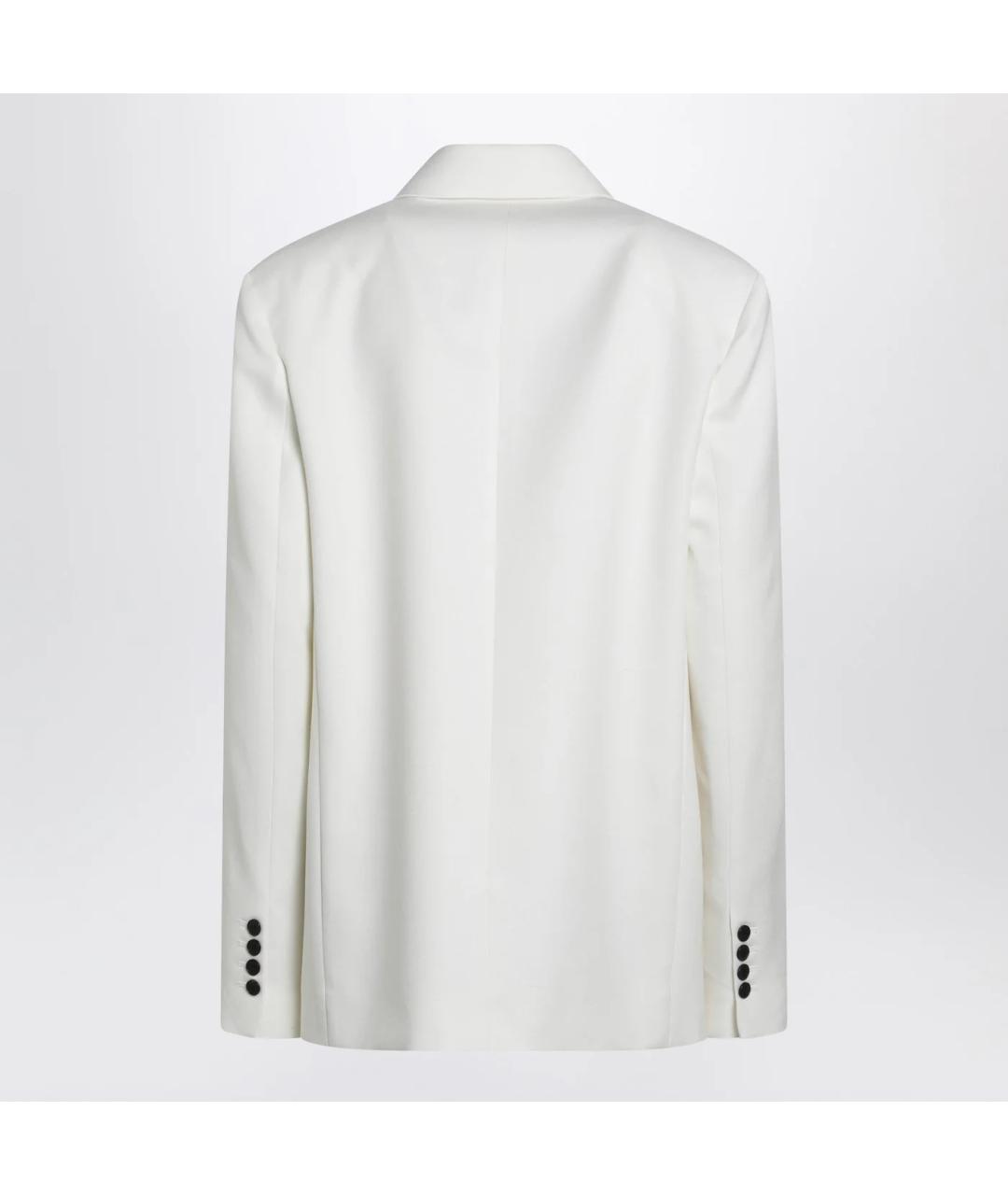 THE FRANKIE SHOP Белый вискозный жакет/пиджак, фото 2