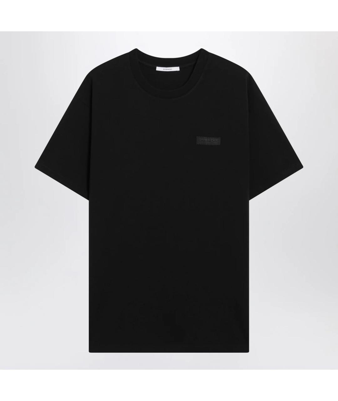 GIVENCHY Черная хлопковая футболка, фото 3