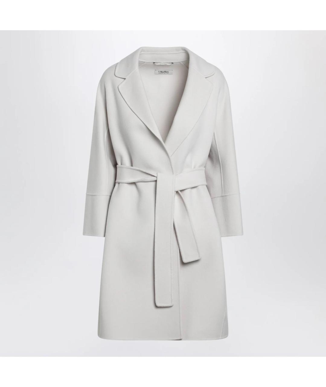 'S MAX MARA Бежевое шерстяное пальто, фото 3