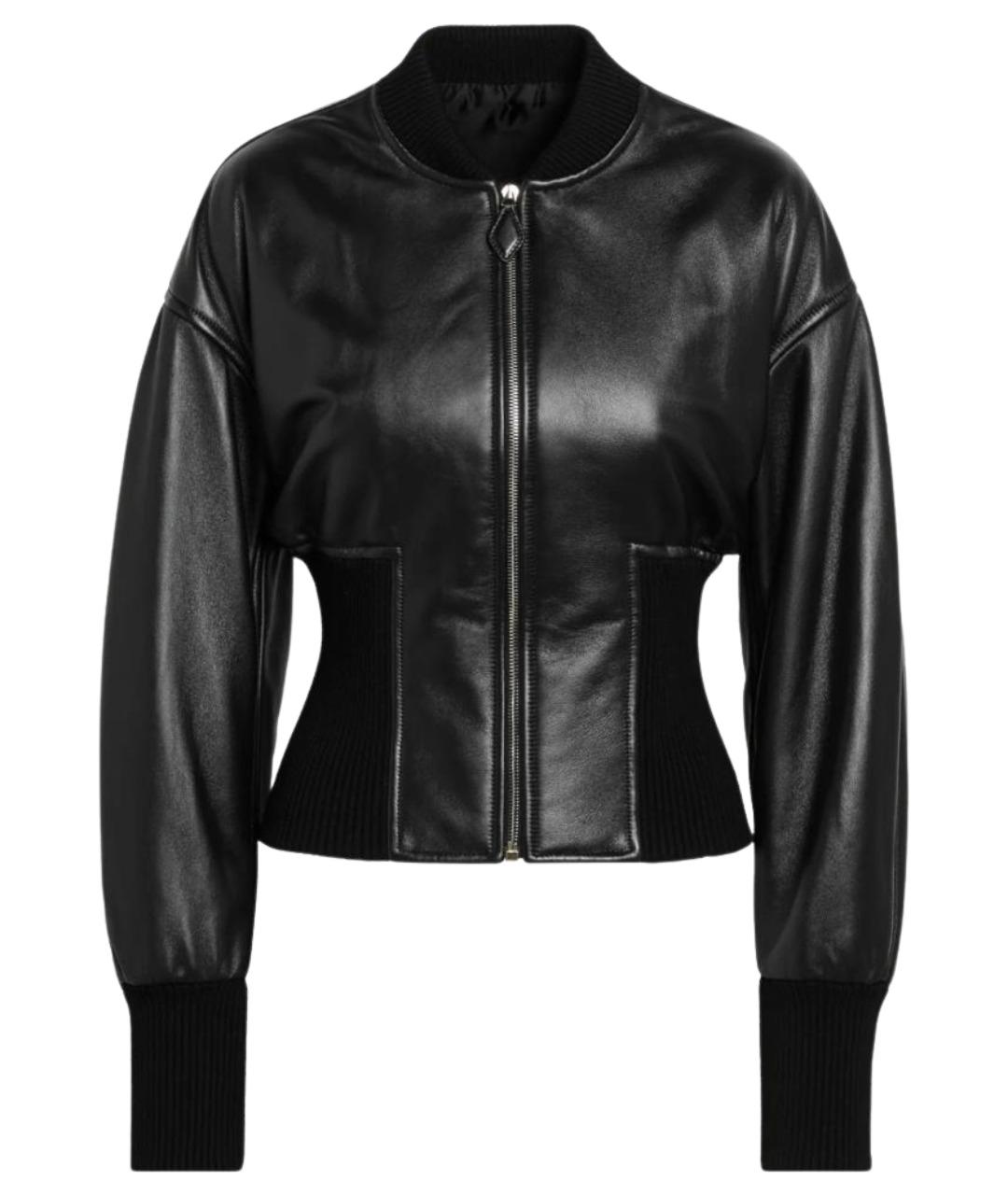 ALAIA Черная кожаная куртка, фото 1