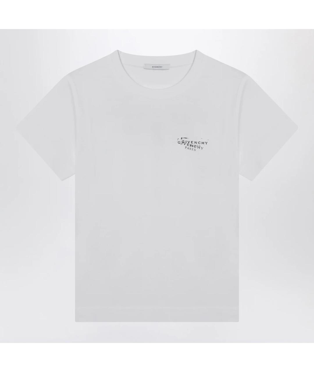 GIVENCHY Белая хлопковая футболка, фото 3