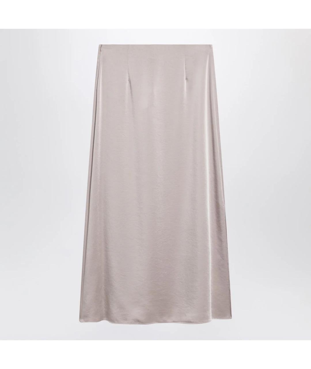 WEEKEND MAX MARA Розовая хлопковая юбка миди, фото 2