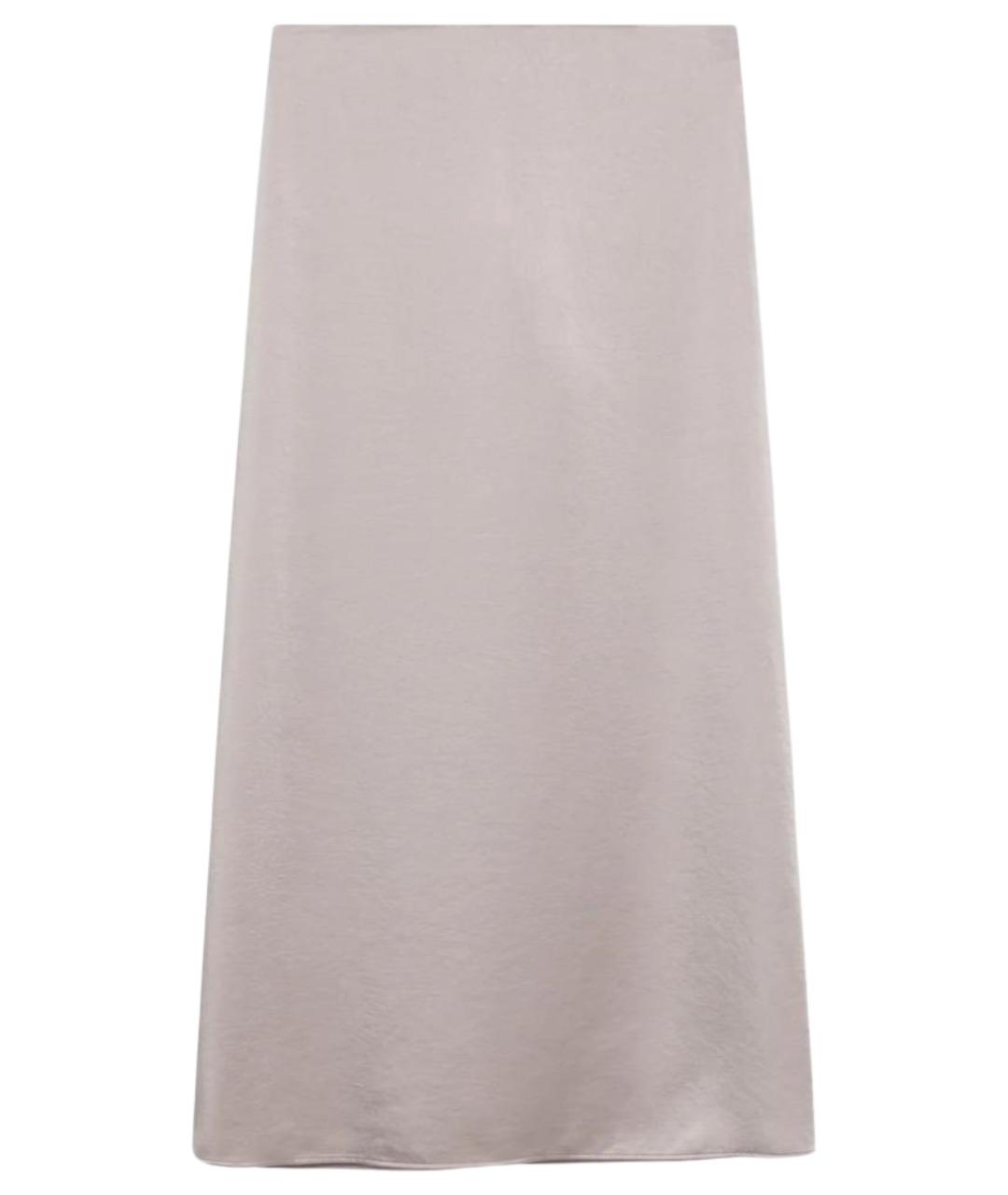 WEEKEND MAX MARA Розовая хлопковая юбка миди, фото 1
