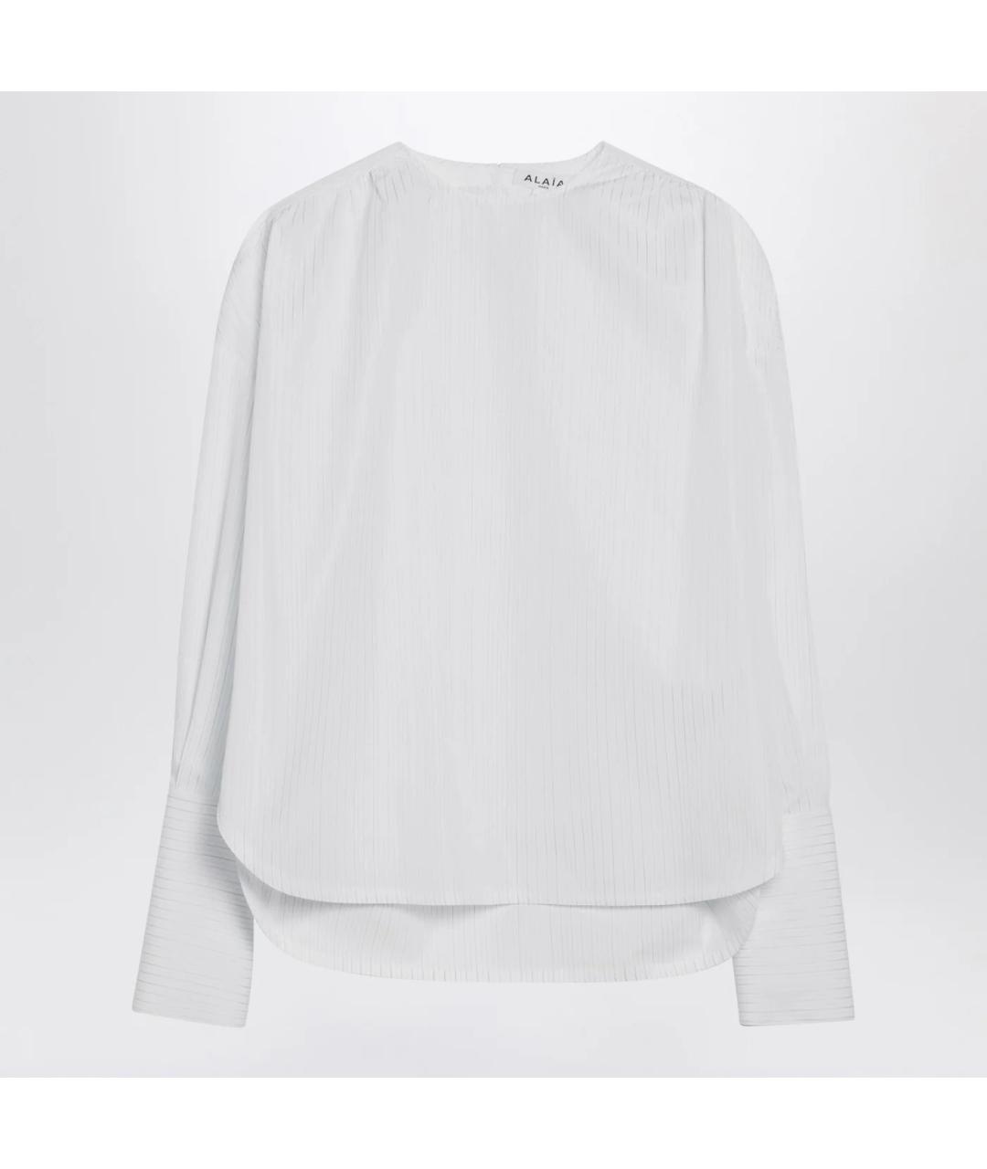 ALAIA Белая хлопковая блузы, фото 3