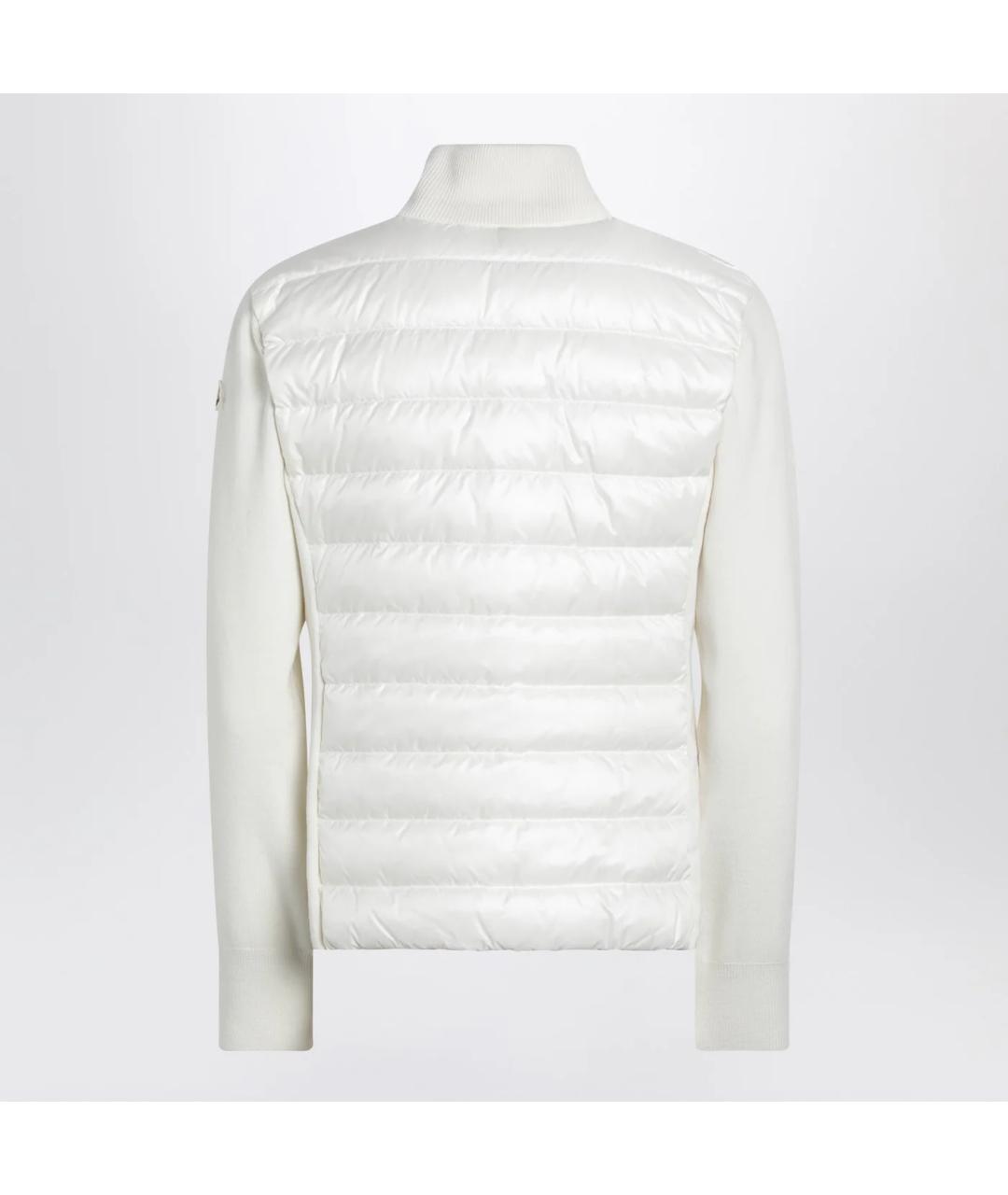 MONCLER Белый шерстяной кардиган, фото 2