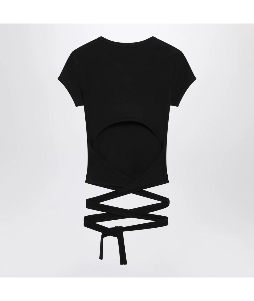 DIESEL Черная хлопковая футболка, фото 2