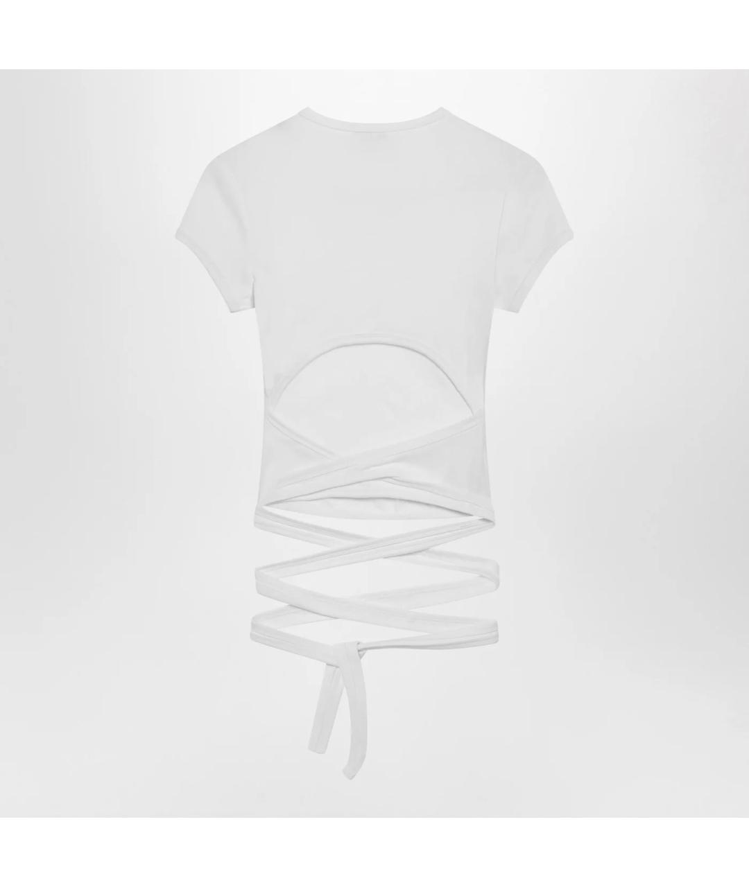 DIESEL Белая хлопковая футболка, фото 2