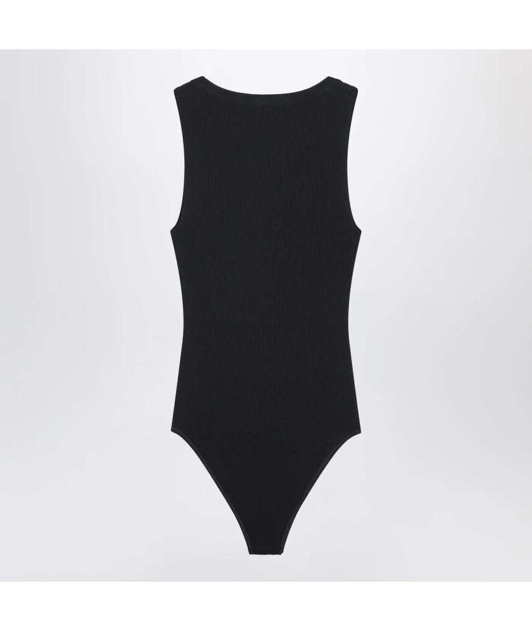 ALAIA Черная хлопковая майка, фото 2