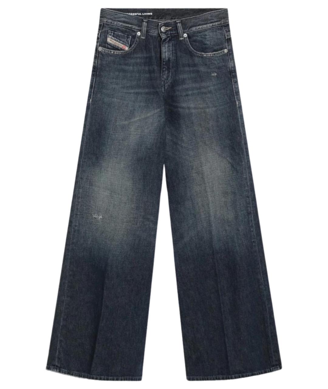 DIESEL Синие деним прямые брюки, фото 1