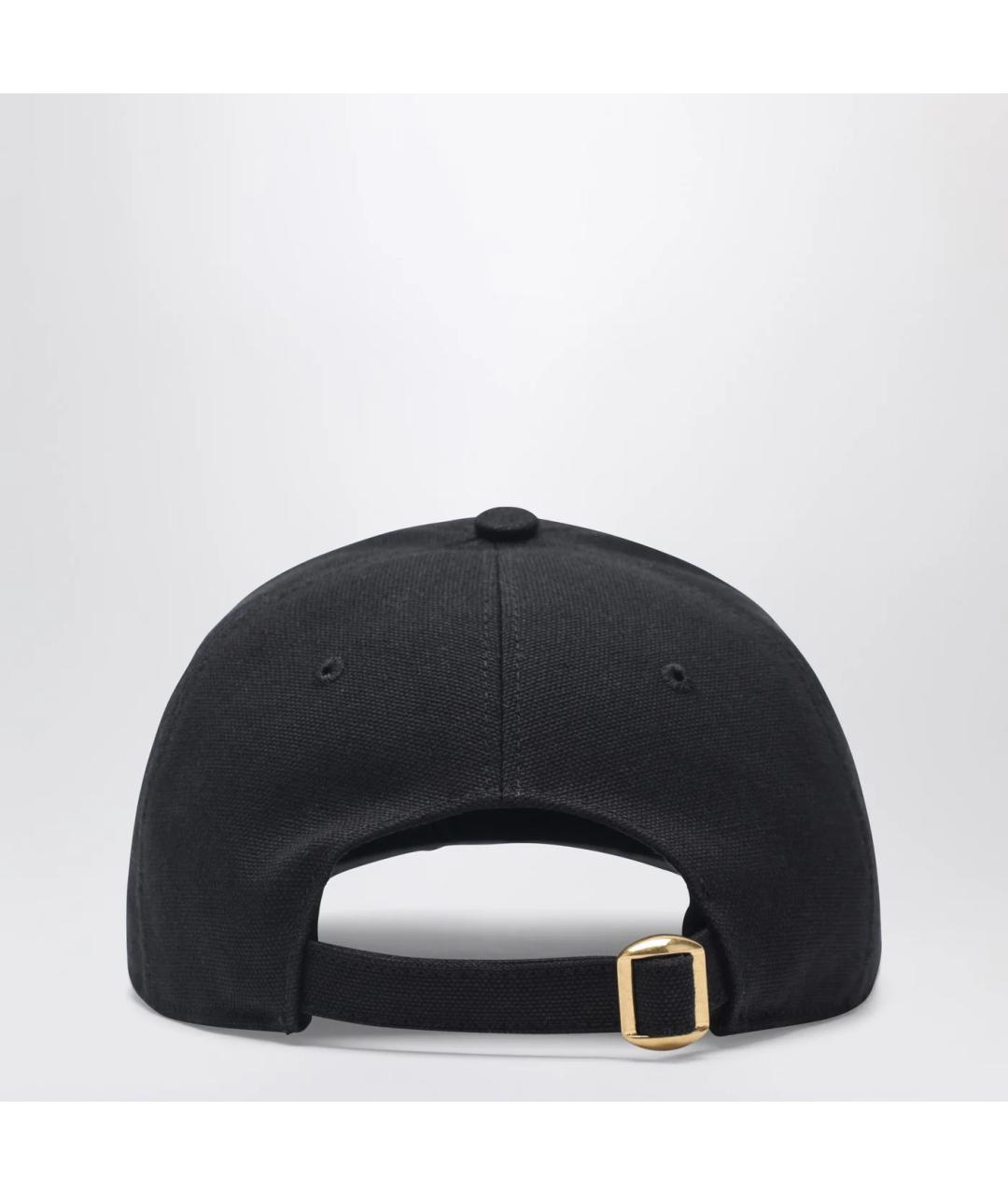 VALENTINO Черная хлопковая кепка/бейсболка, фото 2