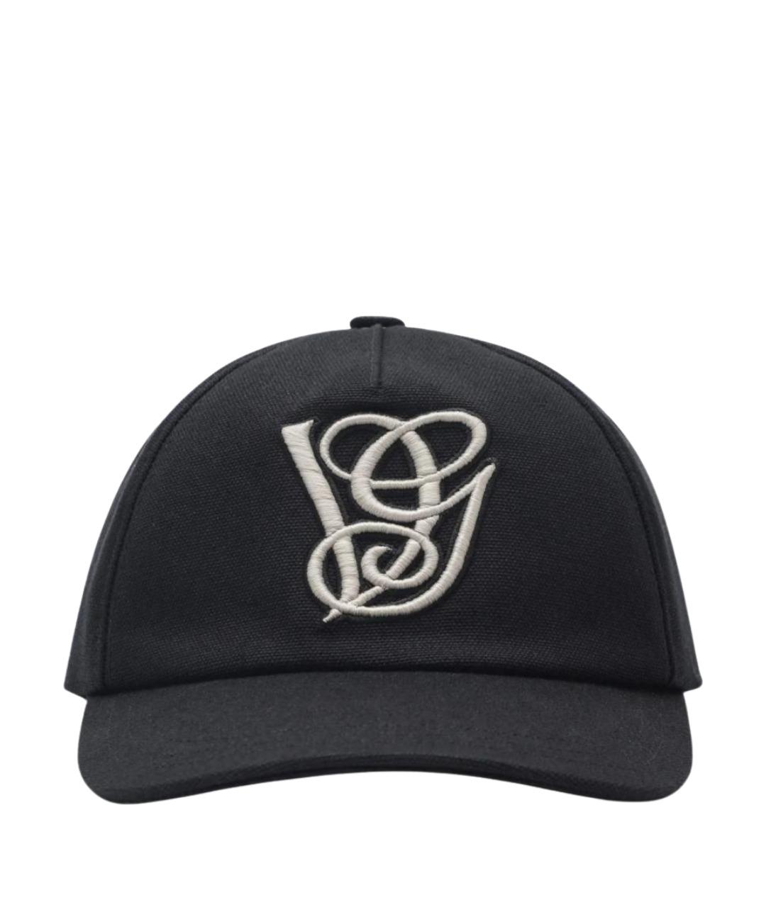 VALENTINO Черная хлопковая кепка/бейсболка, фото 1