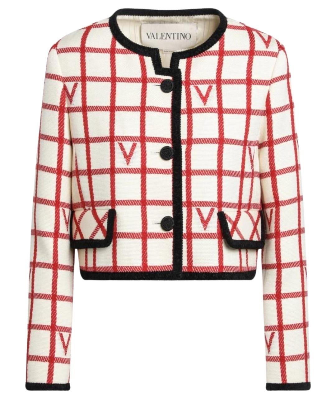 VALENTINO Мульти шерстяной жакет/пиджак, фото 1