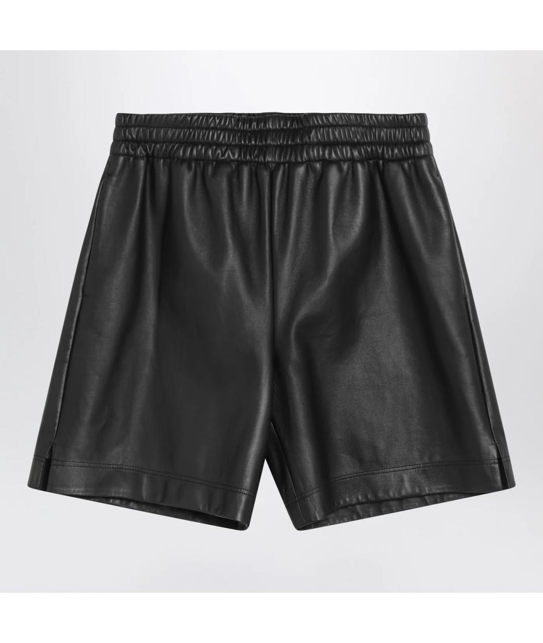 GUCCI Черные кожаные шорты, фото 3