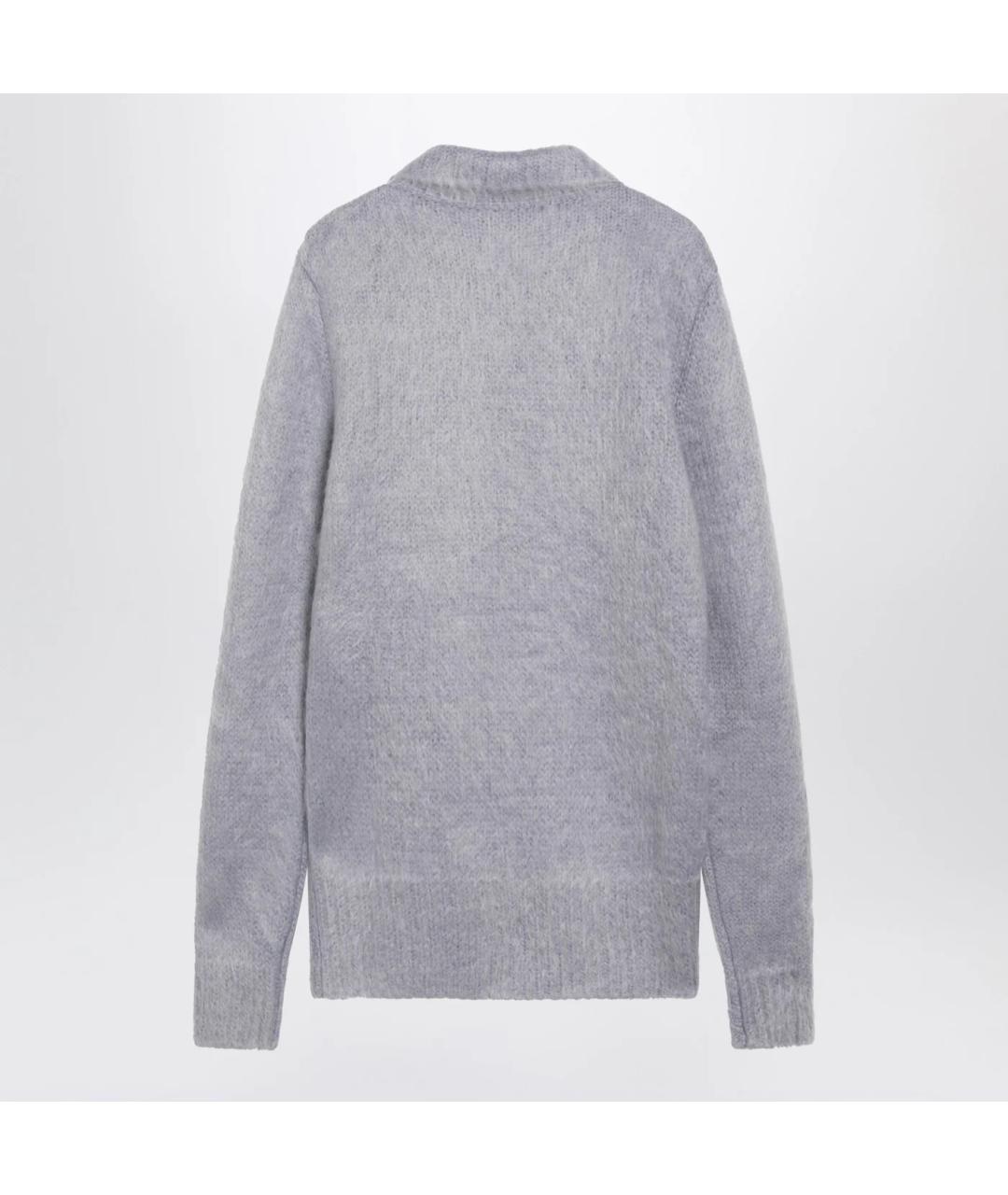 GUCCI Фиолетовый шерстяной кардиган, фото 2