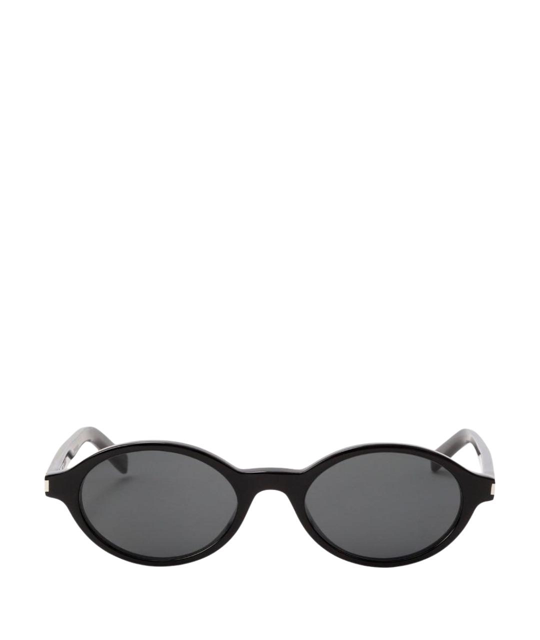SAINT LAURENT Черные пластиковые солнцезащитные очки, фото 1