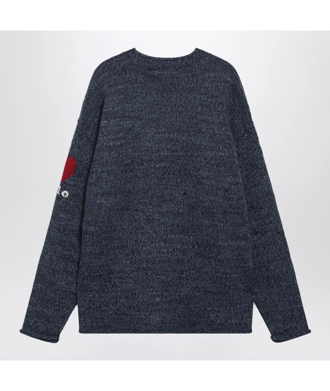 POLO RALPH LAUREN Синий хлопковый джемпер / свитер, фото 2