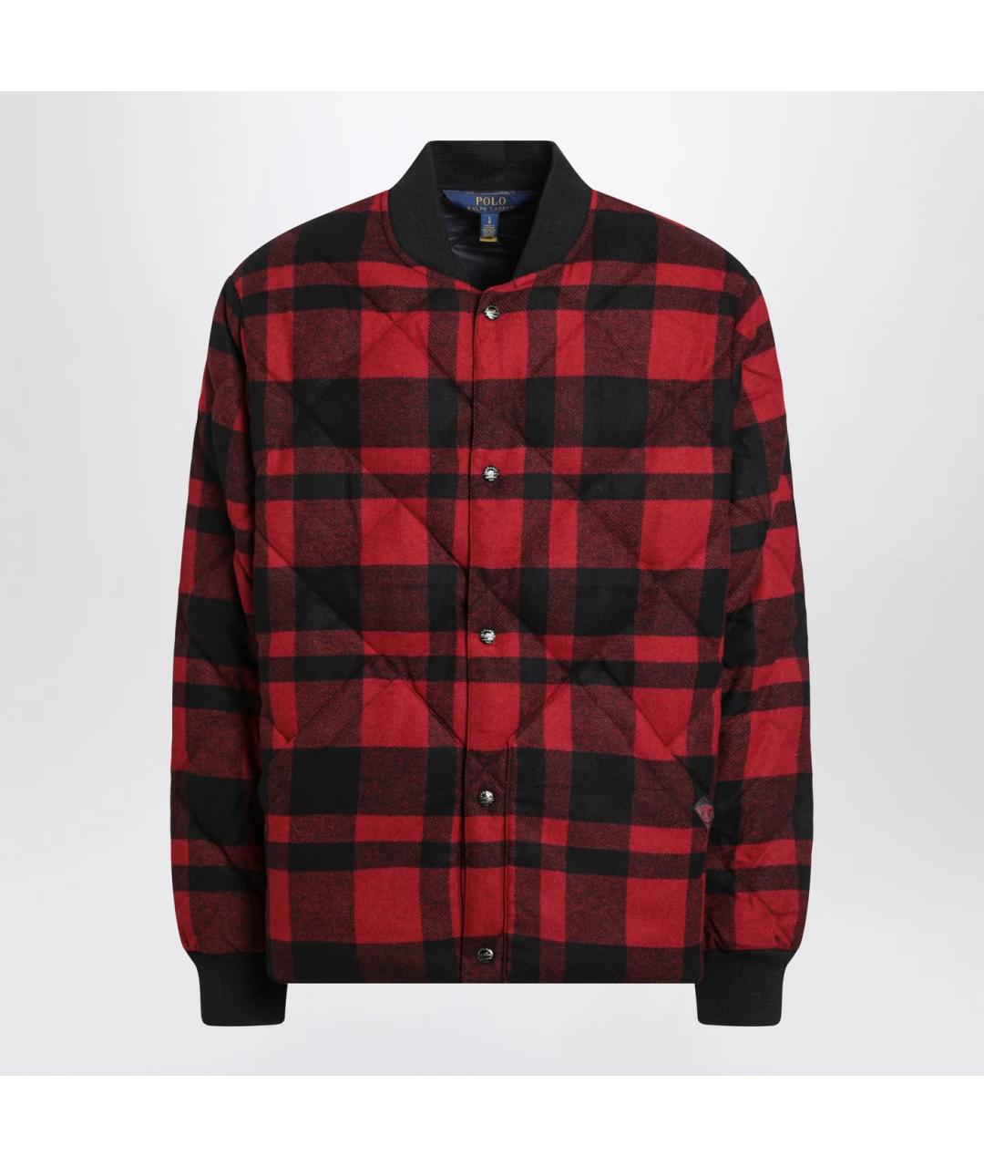 POLO RALPH LAUREN Красная шерстяная куртка, фото 3