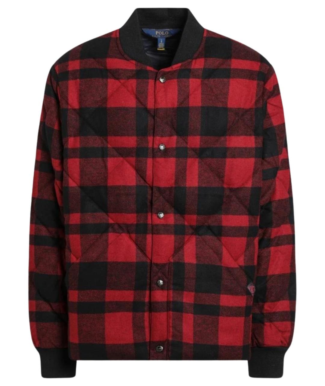 POLO RALPH LAUREN Красная шерстяная куртка, фото 1