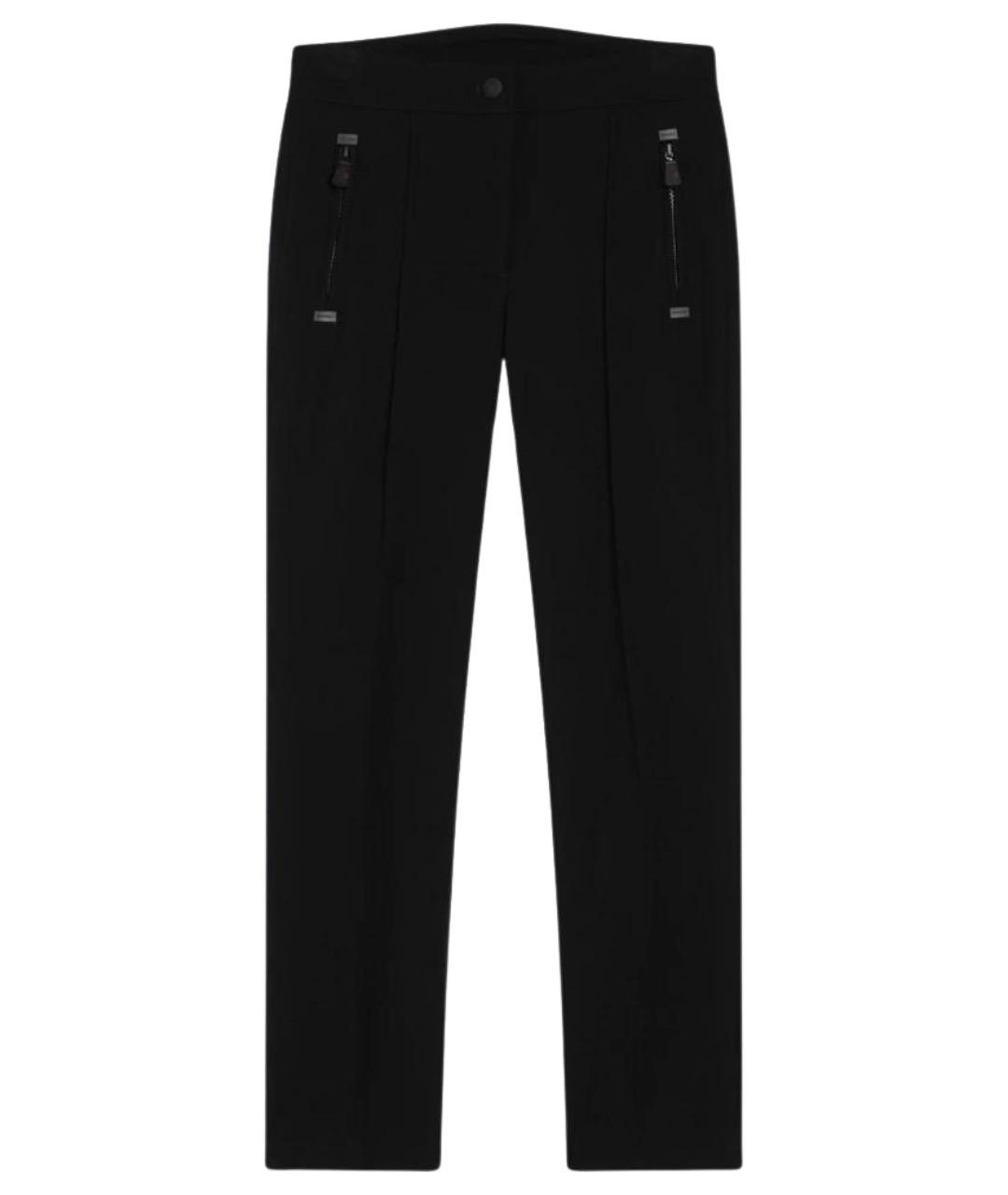 MONCLER GRENOBLE Черные прямые брюки, фото 1