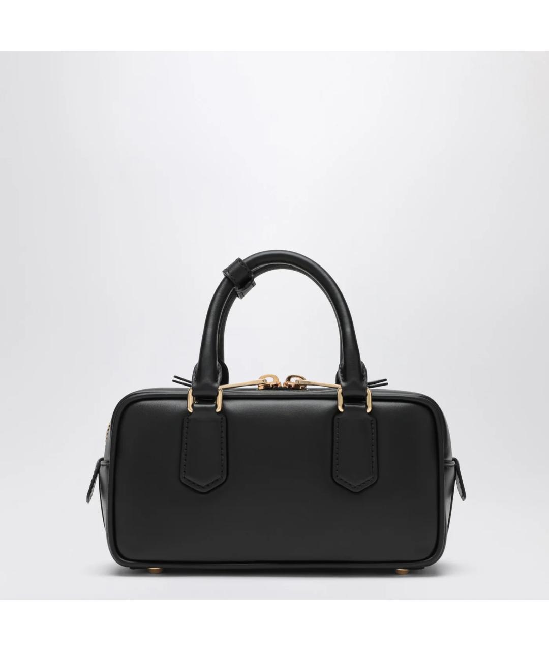 MIU MIU Черная кожаная сумка тоут, фото 2