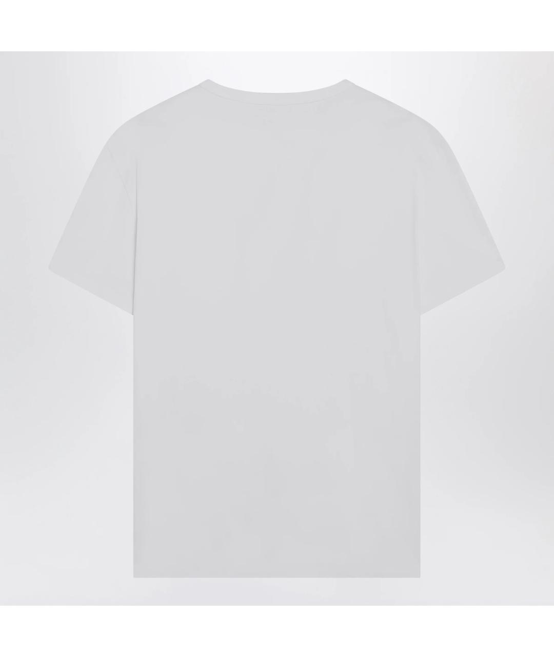 MAISON MARGIELA Белая хлопковая футболка, фото 2