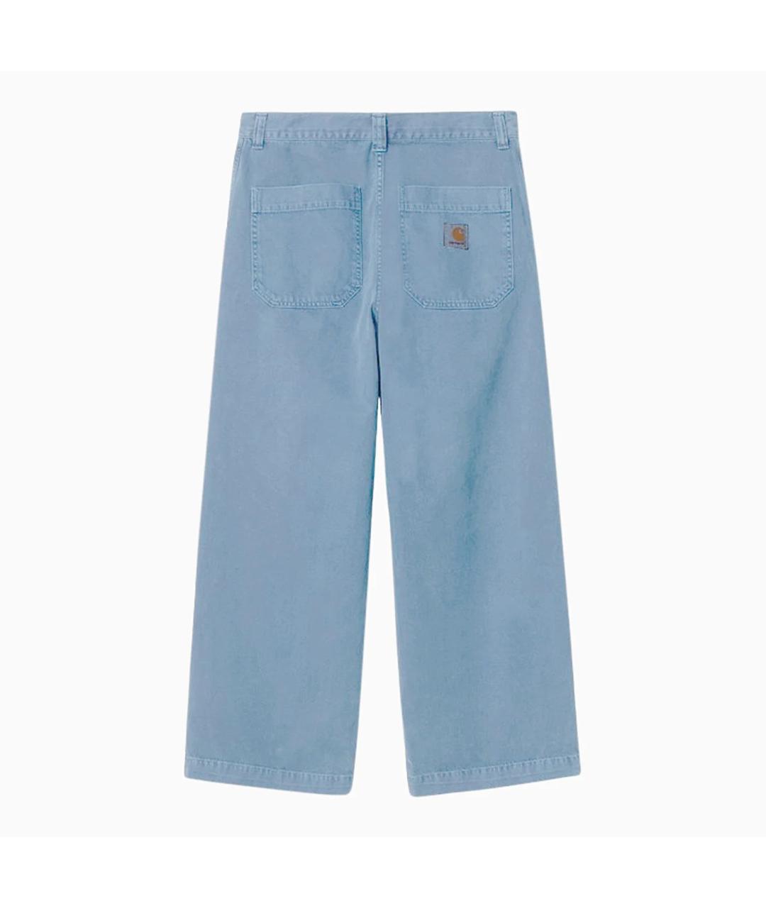 CARHARTT WIP Синие хлопковые повседневные брюки, фото 2